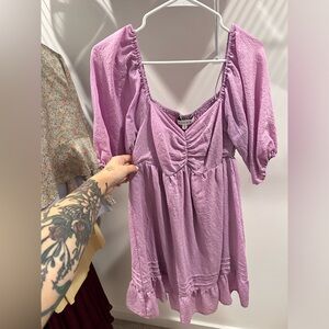 Purple babydoll Dress
